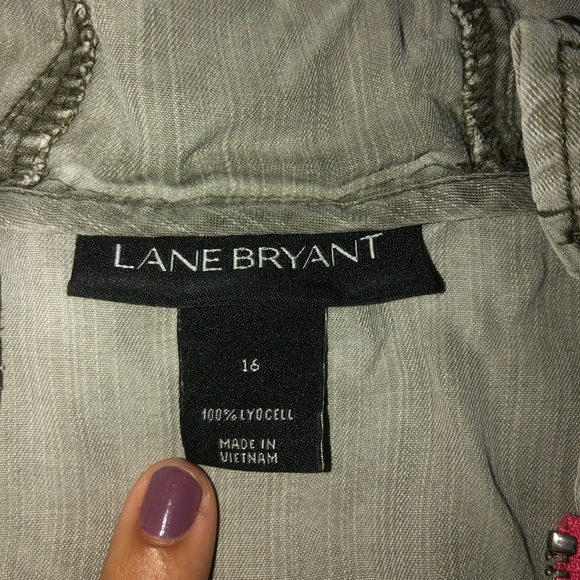 Army green zip up jacket - Picture 2 of 3